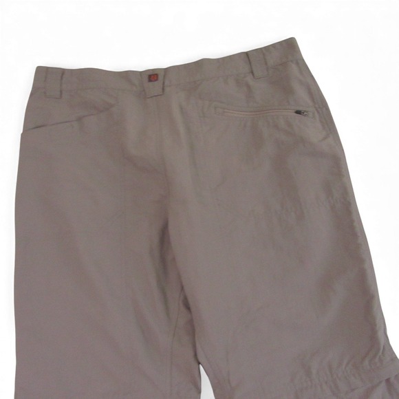Royal Robbins Men's Convertible Hiking Pants Taupe Zip-Off Legs Size 38x34 - Picture 5 of 9